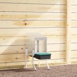 Nichoir &agrave; poules1 compartiment avec pieds en acier galvanis&eacute;