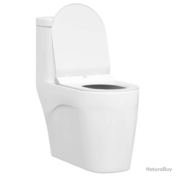 Si�ge de toilette R�glable Blanc 50 x 36,5 x 5 cm Polypropyl�ne