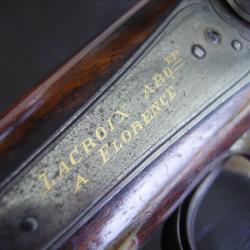 Fusil &agrave; Broche  dans coffret "Lacroix Arquebusier &agrave; Florence"