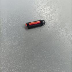 Guidon fluo court pour canon cylindrique