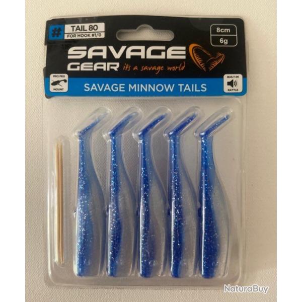 Lot de 3 sachet de 5 leurre souple Savage gear soit 15 leurre souple de 3 coloris diff�rents