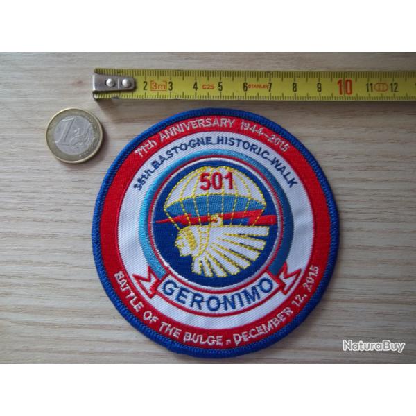�cusson bataille des Ardennes Bastogne 71 �me 501�me G�ronimo