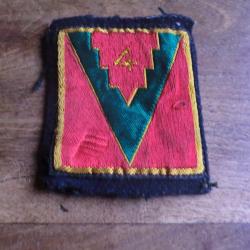 &eacute;cusson PATCH  4eme r&eacute;giment d' infanterie