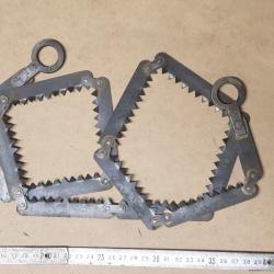 Scie articul&eacute;e pliante Fran&ccedil;aise, mod&egrave;le 1879 - Mle carr&eacute; (184.M)