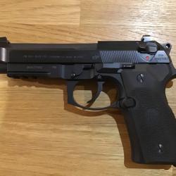 PISTOLET BERETTA M9 A3 BLACK AQUA TEK CAL 9X19 FILETE 1/2X28