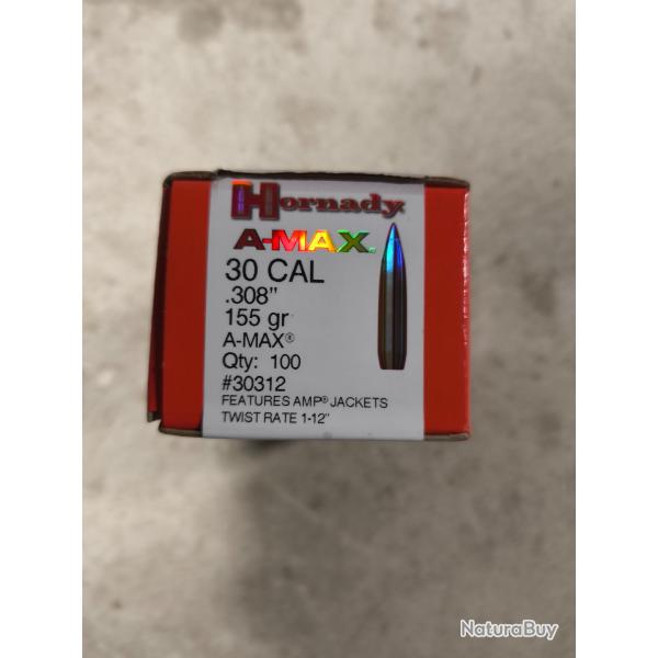 Ogive Hornady 308 155grs