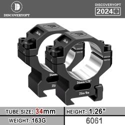 DISCOVERYOPT DISCOVERY COLLIERS EN ALUMINIUM 6061 34MM 1.26"