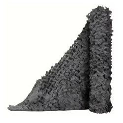 Filet de camouflage Noir 2m x 2m - Livraison gratuite