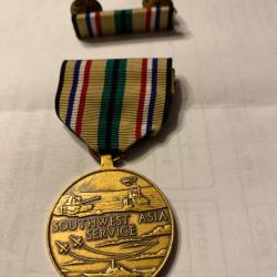 M&eacute;daille US service Asie du sud-est avec son rappel