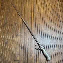 BELLE BA&Iuml;ONNETTE 1886 ROSALIE  non modifi&eacute; avec son quillon FRANCE WW1 14/18