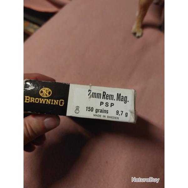balle 7mm rem mag browning