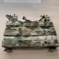 RPC Removable Triple MOLLE Open Pouch Panel - Multicam