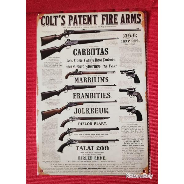 Colt plaque