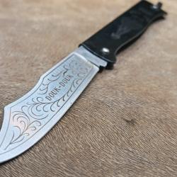 Couteau douk douk, grand mod&egrave;le, noir
