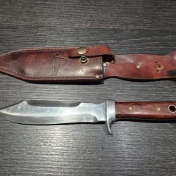 couteau de chasse hubertus solingen rostfrei avec &eacute;tui