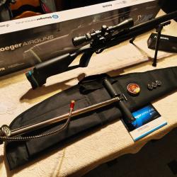 Stoeger XM1 S4 4.5+ pompe pcp + lunette 3-9x40 + bipied + housse + plombs
