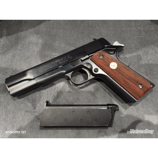 Tokyo Marui COLT 1911 MKIV Serie 70 + canon externe acier