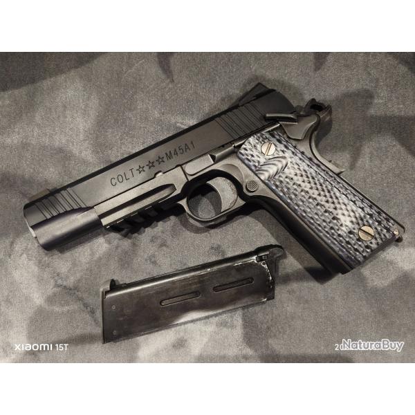 Introuvable Tokyo Marui COLT M45A1 + culasse et canon externe alu cnc NOVA