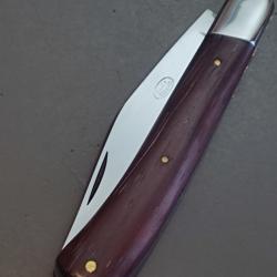 ANCIEN COUTEAU AURILLAC, THIERS, manche bois PALISSANDRE.