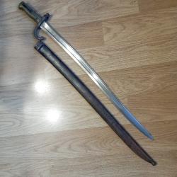 Ba&iuml;onnette Chassepot au m&ecirc;me num&eacute;ro s&eacute;rie Z