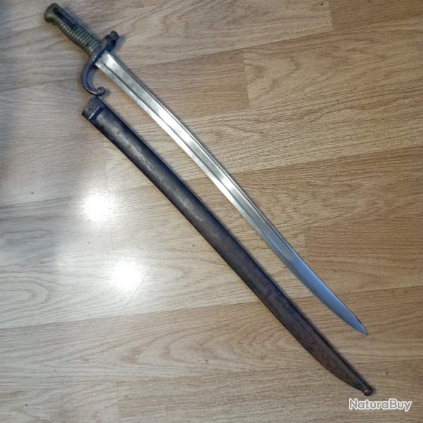 Ba�onnette Chassepot au m�me num�ro s�rie Z