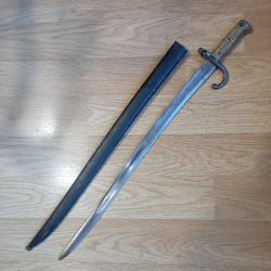 Ba&iuml;onnette Chassepot Saint Etienne 1873