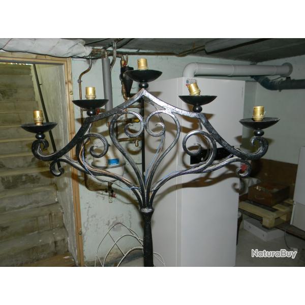 lampadaire FER FORGE
