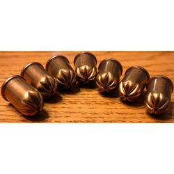 1 LOT DE 7 MUNITIONS NON LETALES CHARGEES A BLANC POUR REVOLVERS Cal://38//380//