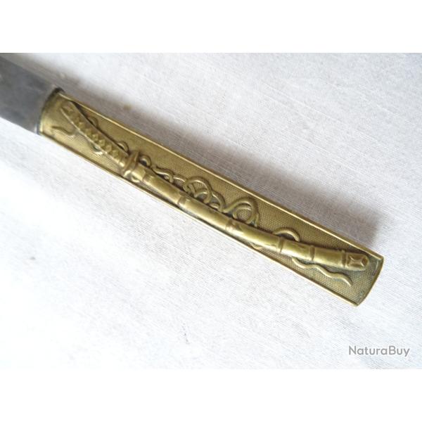 j 285)  lot kozuka  , beau couteau   japonais