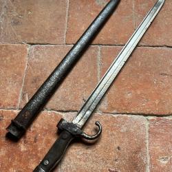 Ba&iuml;onnette fran&ccedil;aise Berthier 1892 2eme type - WW1 (5)