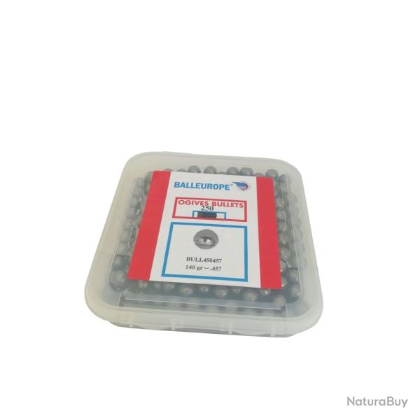 Boite de 250 balles rondes pour Poudre Noire Calibre 45 - 457