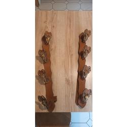 R&acirc;telier 4 fusils en cuir