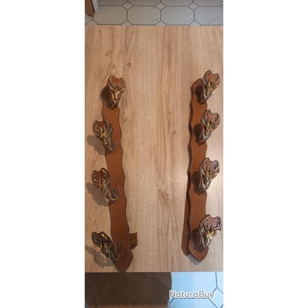 R�telier 4 fusils en cuir