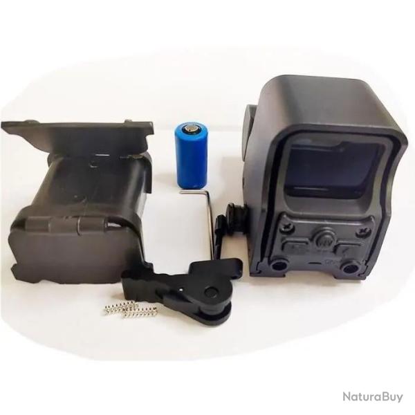 DESTOCKAGE Lunette Viseur 556 - Holographique Aluminium 20mm Red Dot Point Rouge LIVRAISON GRATUITE