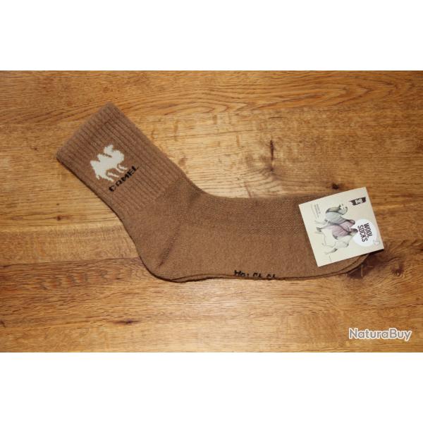 Chaussettes en laine de chameau pour les froid extr�me - Mongolie