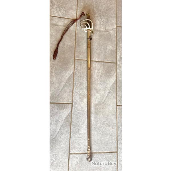 Sabre officier infanterie Mle 1882 - Ch�tellerault - juillet 1912 - complet