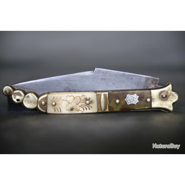 Petit couteau navaja - Espagne, Toledo, 2nde moiti� 19�me si�cle