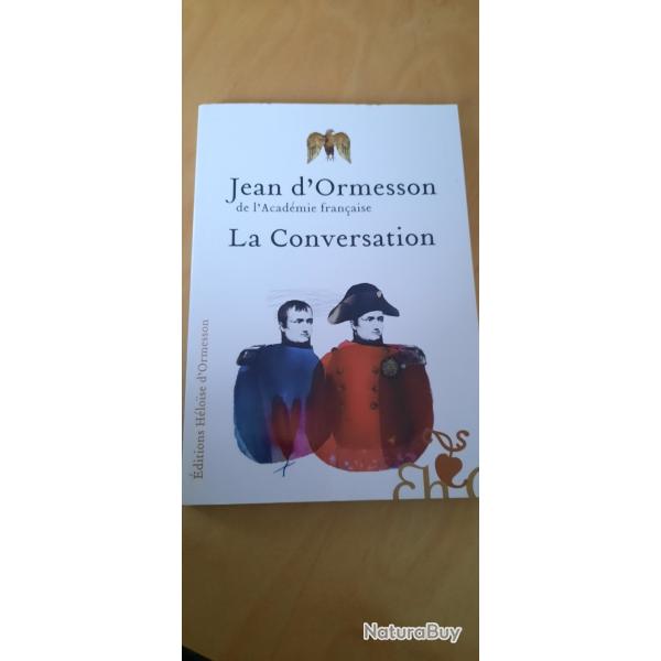 La Conversation livre de Jean d'Ormesson