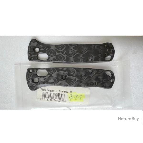 Plaquettes Mini Bugout Flytanium fibres de carbone