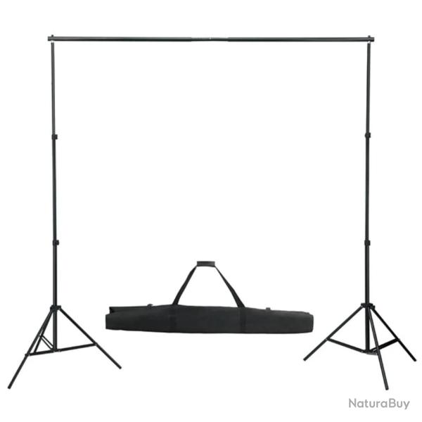 Syst�me de toile de fond t�lescopique 155-300 cm