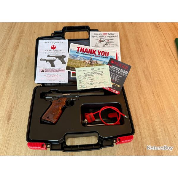 Ruger mark IV target pistolet 22 long rifle