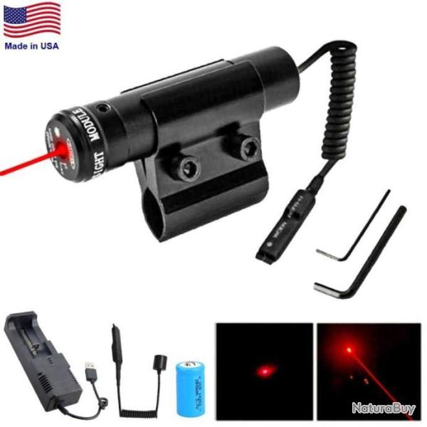 Kit Complet Pointeur Laser de Canon WIPSON Max 100M - R�glage D�rive Hauteur - Max Calibre 12