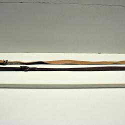 Lot n&deg;3 de 2 bretelles en cuir