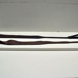 Lot n&deg;4 de 2 bretelles en cuir pour carabine