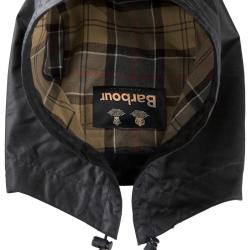 Capuche coton huil&eacute; (Couleur: Bleu Navy)