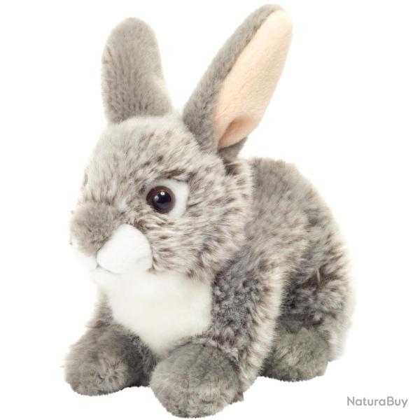 Peluche lapin couch�, 18 cm