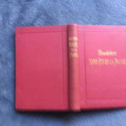 NORD EST DE LA FRANCE - BAEDEKER - 1899 6&deg; &Eacute;DITION - VOYAGES