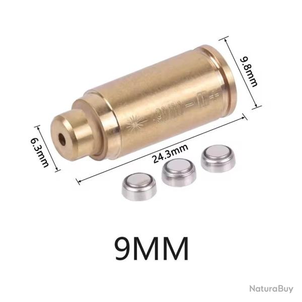 DESTOCKAGE Collimateur Balle Laser BORE SIGHTER R�glage Fusil Carabine 9mm