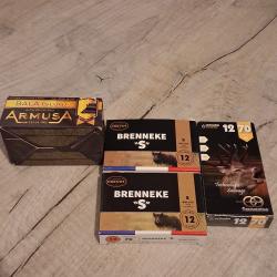 Lot cartouche a balle brenneke S, sauvestre. ARMUSA