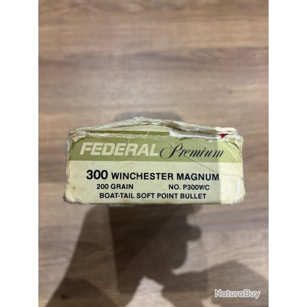 Lot de 33 balles 300 winchester magnum